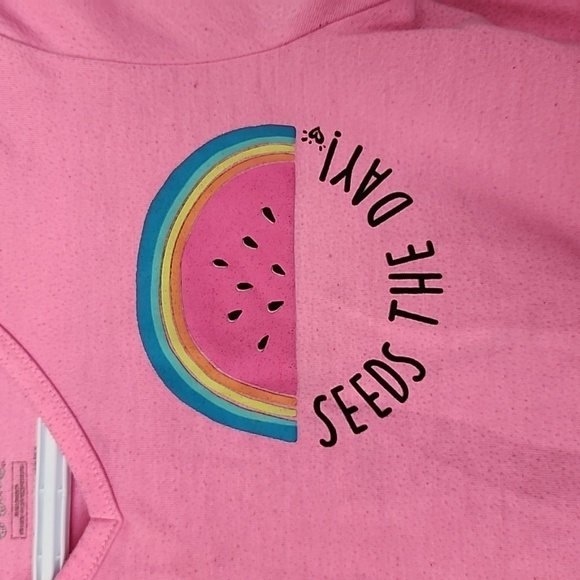 3 for $20 Justice pink seeds of the day watermelon t-shirt girls 10 - Picture 2 of 4